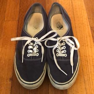 Vans Navy Canvas Shoes